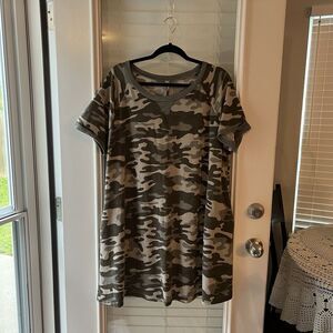 Honey me Curvy Dress XL Camouflage